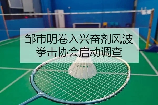 邹市明卷入兴奋剂风波 拳击协会启动调查